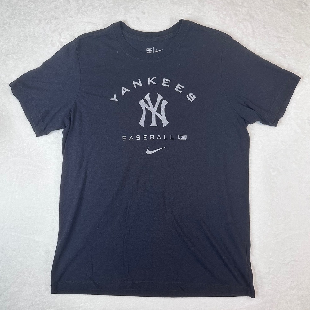 Nike New York Yankees MLB Authentic Collection Dri-FIT T-Shirt Mens XL Black